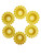Compac Sink Daisy Scented Kitchen Sink Strainer infuses & Freshens Your Sink, Must Have Kitchen Sink Accessories, Sink Drain Strainer - Catcher, Yellow, Lemon Scent, 6 Count, (3 Packs of 2)