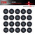 TMH 3/4 Inch Mount Smoked Lens RED LED Small Clearance Side LED Marker Lights Trailer Truck RV ATV Car Bus Van (Pack of 20)