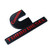 2Pack Compatible with Cummins Turbo Diesel Emblem Badge High Output Ram 2500 3500 Emblem 6.2" by 3.4" inches Red