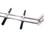 Pactrade Marine 4 Step Stainless Steel Telescopic Boat Dive Ladder