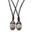 Catholic Scapulars Sacred Heart of Jesus with Our Lady Mt Carmel Catholic Wood Scapular, 5/8 Inch