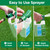 Maximum Green & Growth Fertilizer High Nitrogen 28-0-0 Liquid Lawn Food Spray Spring & Summer- Any Grass Type- Simple Lawn Solutions - Concentrated Quick & Slow Release Attached Sprayer (32 Ounce)