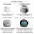 Ailun Toilet Night Light Motion Sensor LED 8 Colors Changing, 2 Pack
