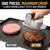 Burger Iron - the Orginal Burger Smasher, Heavy Duty 6 Inch Burger Press