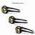 WYND Blocker Clickback Motorcycle Sunglasses Riding Glasses, Black/Yellow