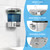 SVAVO Wall Mounted Soap Dispenser Kitchen Bathroom Manual Soap Dispenser Refillable Hand soap Dispenser for Liquid Contianers Shampoo Gel Chamber for Household Commerical 23.7oz (700ml) ABS