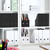 Simple Houseware 6-Pack Magazine File Holder Box, Foldable Cardboard Organizer, White