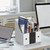 Simple Houseware 6-Pack Magazine File Holder Box, Foldable Cardboard Organizer, White