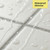 Hemway White Iridescent Glitter Grout Additive 100g Metallic Flakes