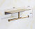 Sanliv Toilet Paper Holder, Solid Brass Double Roll Toilet Paper Holder with Shelf | Extra-Large Storage for Phone, Glasses | Heavy-Duty for Modern & Commercial Bathrooms, Brushed Bronze Finish
