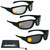 Bikershades Transitional Motorcycle Safety Glasses Photochromic CLEAR to GREY Lens