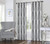 Eclipse Caprese 52" x 95" Insulated Darkening Single Panel Grommet Top Window Treatment Living Room, 52x95, Silver