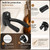 VEIDIA 6 Pcs Guitar Hangers Keep Hook Holder Wall Mount for All Size Guitars, Bass, Mandolin, Banjo
