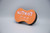 Nudred Hair Sponge for Black Men and Women, Hair Twisting Sponge, Barber Curling Care Tool, Brushes for Curling Afro Style Dreads, Curls, Coils & Twists, Curl Sponge Brush with Small Holes, Orange