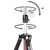 GEXWORLDWIDE GEX 63" Heavy Duty Mannequin Tripod Stand Wig Stand for Wig Mannequin Head Training Doll Manikin Head for Cosmetology Hairdressing with Travel Bag (Rose Gold)