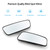 Blind Spot Mirror for Cars LIBERRWAY Car Side Mirror Auto Wide Angle Convex Rear View Stick On Design, Adjustable, 2 Pack