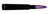 VMS Racing 50 Cal Caliber BLACK PURPLE TIP BULLET ANTENNA Heavy Gauge CNC Machined Billet Aluminum Short Compatible with CHEVY SILVERADO 1500 2500 3500 07-20