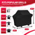 NEXCOVER 72 Inch Grill Cover - 600D Heavy Duty Waterproof and Weather Resistant BBQ Cover for Weber, Char Broil, Nexgrill, Holland - Fade Resistant, Black