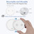 LoraTap Wireless Remote Control E26 Light Socket Adapter with 2 Remotes, 915MHz 656ft Range On Off Switch for LED Bulb and Fixture, 2 Years Warranty (2 Wall Switches + 1 LED Lamp Holder)