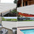 Windscreen4less 3'x50' Deck Balcony Privacy Screen Fence Apartment Balcony Mesh Screen with Zip Ties Chain Link Fence Cover UV Protection for Outdoor Patio Backyard Pool Porch Railing, Grey & White