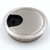 Jetland Desk Grommet for Wire Organizer - Brushed Silver, Fits 2" Hole, GBS53, 2-Pack
