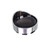 NTHREEAUTO Smoked Bullet Turn Signal Light Lens Cover with Chrome Visors Compatible with Harley Dyna Sportster Street Electra Glide Road King Fatboy