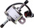 FridayParts 12V Fuel Pump with Black Plug AM876266 AM876207