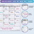 Large Dry Erase Calendar for Wall, 38x50