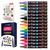 ARTIQO Paint pens for rock painting - Wood, Glass, Metal and Ceramic Works on almost all surfaces set of 15 Vibrant Medium tip Oil Paint Marker Pens, Quick Dry, Water Resistant