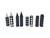MMG Spiked Handlebar Grips, 22mm, Black, Cruiser/Chopper