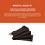 Shuv-It™ Flexible Plastic Shims (Black 50 Pack) - Leveling Shims for Restaurant and Bar Tables, Home Furniture, Wobbly Uneven Tables. - Made in USA Durable Leveling Wedge Shim for Appliances