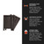 Shuv-It™ Flexible Plastic Shims (Black 50 Pack) - Leveling Shims for Restaurant and Bar Tables, Home Furniture, Wobbly Uneven Tables. - Made in USA Durable Leveling Wedge Shim for Appliances