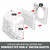 Deflecto Louvered 4-Inch Outdoor Dryer Vent Cover with Bird Guard, White