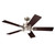 Emerson CF880LBS Amhurst LED Ceiling Fan, 54 Inch Dimmable Lighting with 4-Speed Wall Control | Indoor Metal Fixture with 5 Reversible Wood Blades, Brushed Steel