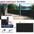 Windscreen4less 3'x12' Deck Balcony Privacy Screen Fence Apartment Balcony Mesh Screen with Zip Ties Chain Link Fence Cover UV Protection for Outdoor Patio Backyard Pool Porch Railing, Black
