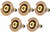 5-Pack Orbit 54070 Brass Pop-Up Flush Head Sprinkler with Full Pattern Spray Nozzle