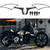 Black 8mm/10mm Motorcycle Spear Blade Rear View Side Mirrors for Cruiser Chopper Sportster Dyna Softail Street Bike Scooter Dirt Bike