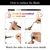 Hair Engraving, MagiForet Hair Tattoo Pen, Hair Razor Pen, Hair Tatoo Trim Styling Face Eyebrow Shaping Device, Hair Engraving Shaver Pen + 10 Blades + Tweezers for Men Women Teens (Golden)