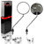 1PZ 8mm Chrome Round Motorcycle Mirrors Rearview Side with 7/8" Handlebar