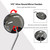 1PZ 8mm Chrome Round Motorcycle Mirrors Rearview Side with 7/8" Handlebar