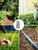 GROWNEER 100 Pack Landscape Staples 12 inch Galvanized Steel Yard Stakes