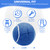 SPRING SEAON Precut Tennis Balls 4 Pcs for Walker Legs- Universal Glide Balls for Folding Rolling Walkers,Walker Accessories,Furniture Legs and Floor Protection Heavy Duty Felt Pad Coverings(Blue)