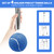 SPRING SEAON Precut Tennis Balls 4 Pcs for Walker Legs- Universal Glide Balls for Folding Rolling Walkers,Walker Accessories,Furniture Legs and Floor Protection Heavy Duty Felt Pad Coverings(Blue)