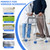 SPRING SEAON Precut Tennis Balls 4 Pcs for Walker Legs- Universal Glide Balls for Folding Rolling Walkers,Walker Accessories,Furniture Legs and Floor Protection Heavy Duty Felt Pad Coverings(Blue)