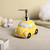 WAIT FLY Cartoon Car Resin Soap Dispenser with Plasic Pump, Refillable Lotion Soap Bottle, Car Hand and Dish Soap Dispenser