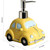 WAIT FLY Cartoon Car Resin Soap Dispenser with Plasic Pump, Refillable Lotion Soap Bottle, Car Hand and Dish Soap Dispenser