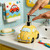 WAIT FLY Cartoon Car Resin Soap Dispenser with Plasic Pump, Refillable Lotion Soap Bottle, Car Hand and Dish Soap Dispenser