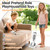 Kids Vacuum Cleaner Toy Set for Toddlers - 2PCS Toy Vacuum Sets for Toddlers 3+ Toddler Vacuum Toy That Works with Sound Effects, Baby Play Vacuum Pretend Role Play Household Housekeeping (White)