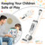 Kids Vacuum Cleaner Toy Set for Toddlers - 2PCS Toy Vacuum Sets for Toddlers 3+ Toddler Vacuum Toy That Works with Sound Effects, Baby Play Vacuum Pretend Role Play Household Housekeeping (White)