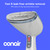 Conair Handheld Steamer for Clothes & Upholstery, 3 Attachments, White/Blue